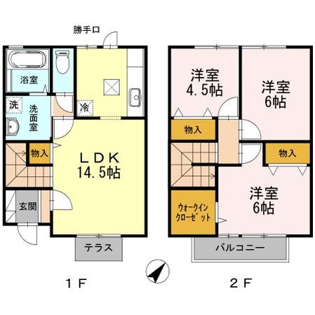 アヴァンティ・ラルバの物件間取画像